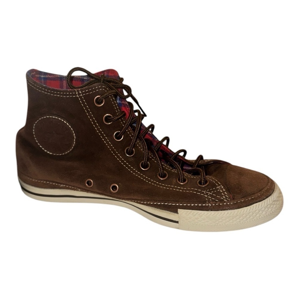 Converse All Star Chuck Taylor Leather High Tops Unisex Mens Size 8 Women-10 - Picture 4 of 7